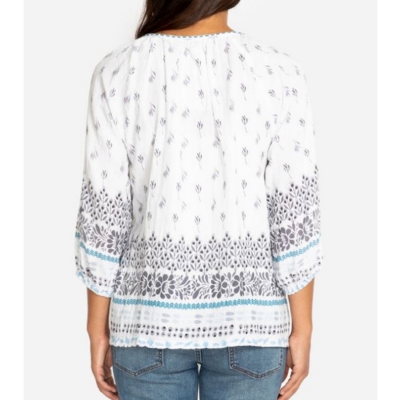 Johnny Was Camber Gauze Top - Picture 3 of 6